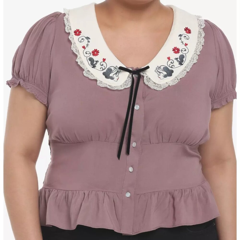 Her Universe Disney Snow White And The Seven Dwarfs Woven Top Plus - Size 3